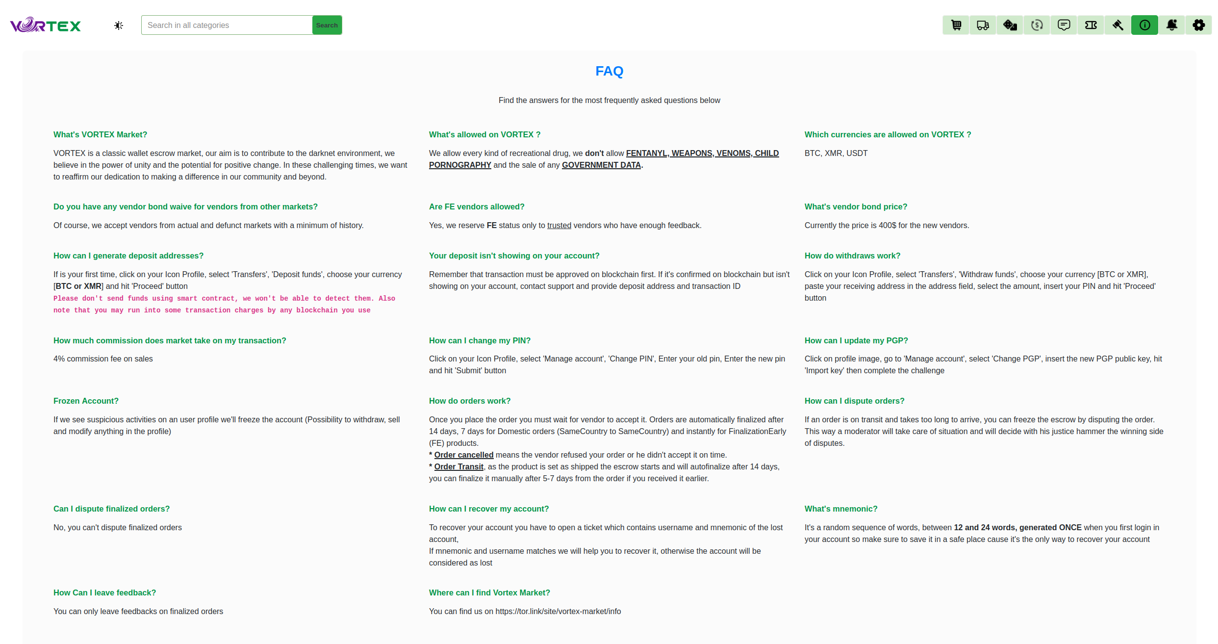 FAQ Section